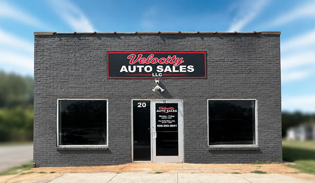 Velocity Auto Sales LLC dealership at 20 W 11th Street in Newton NC